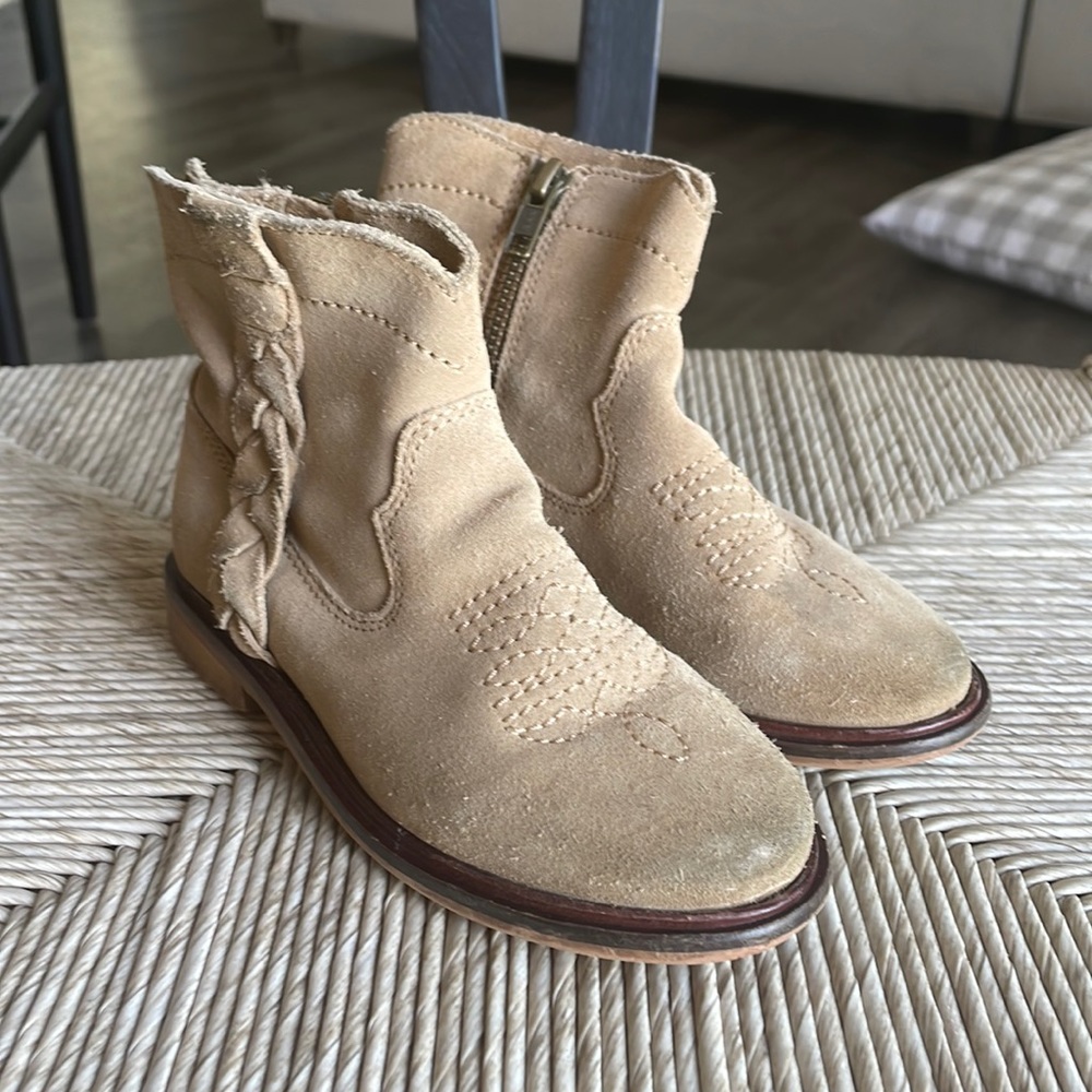 Mango Kids Western leather ankle boot